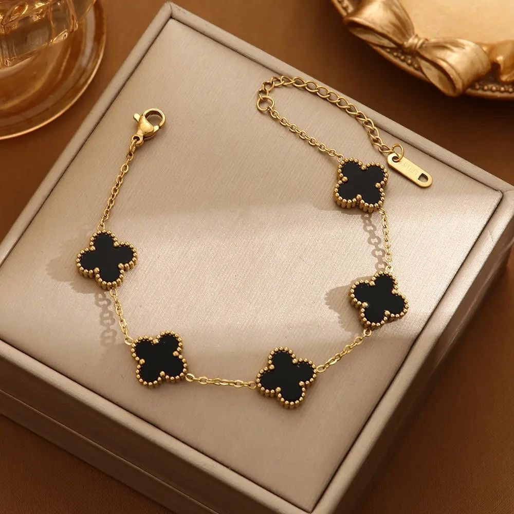 3 in one clover charm bracelet