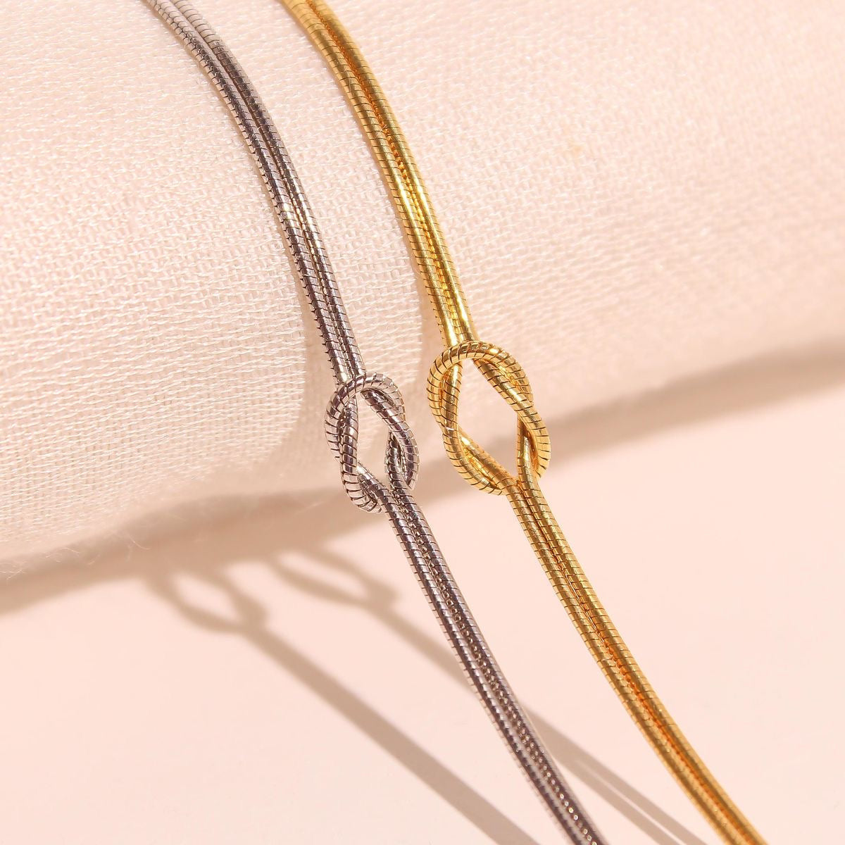 Forever Knot Bracelets [Set Of Two]