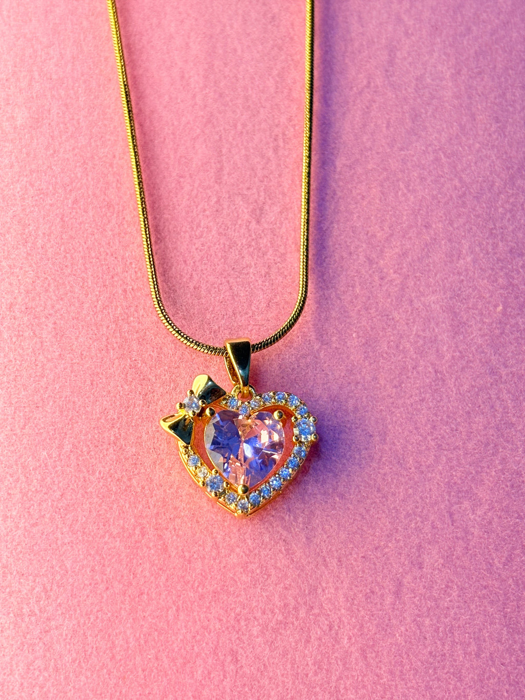 Blush Heart Necklace