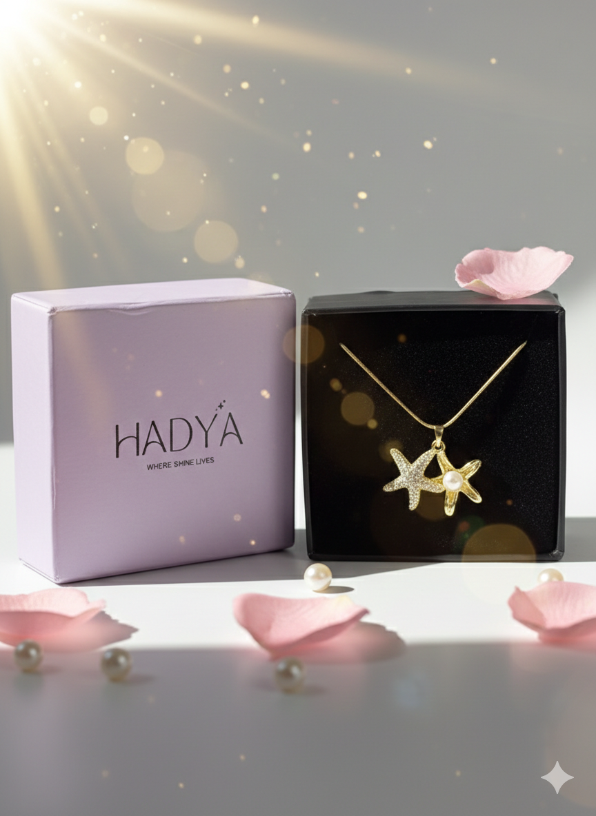 STARFISH PEARL NECKLACE