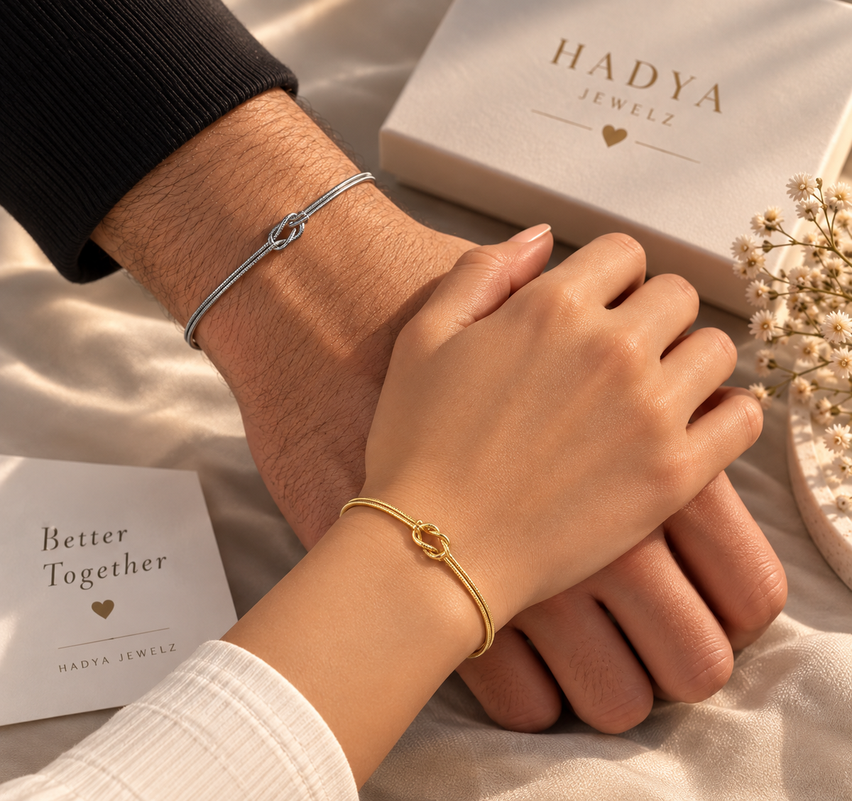 Forever Knot Bracelets [Set Of Two]