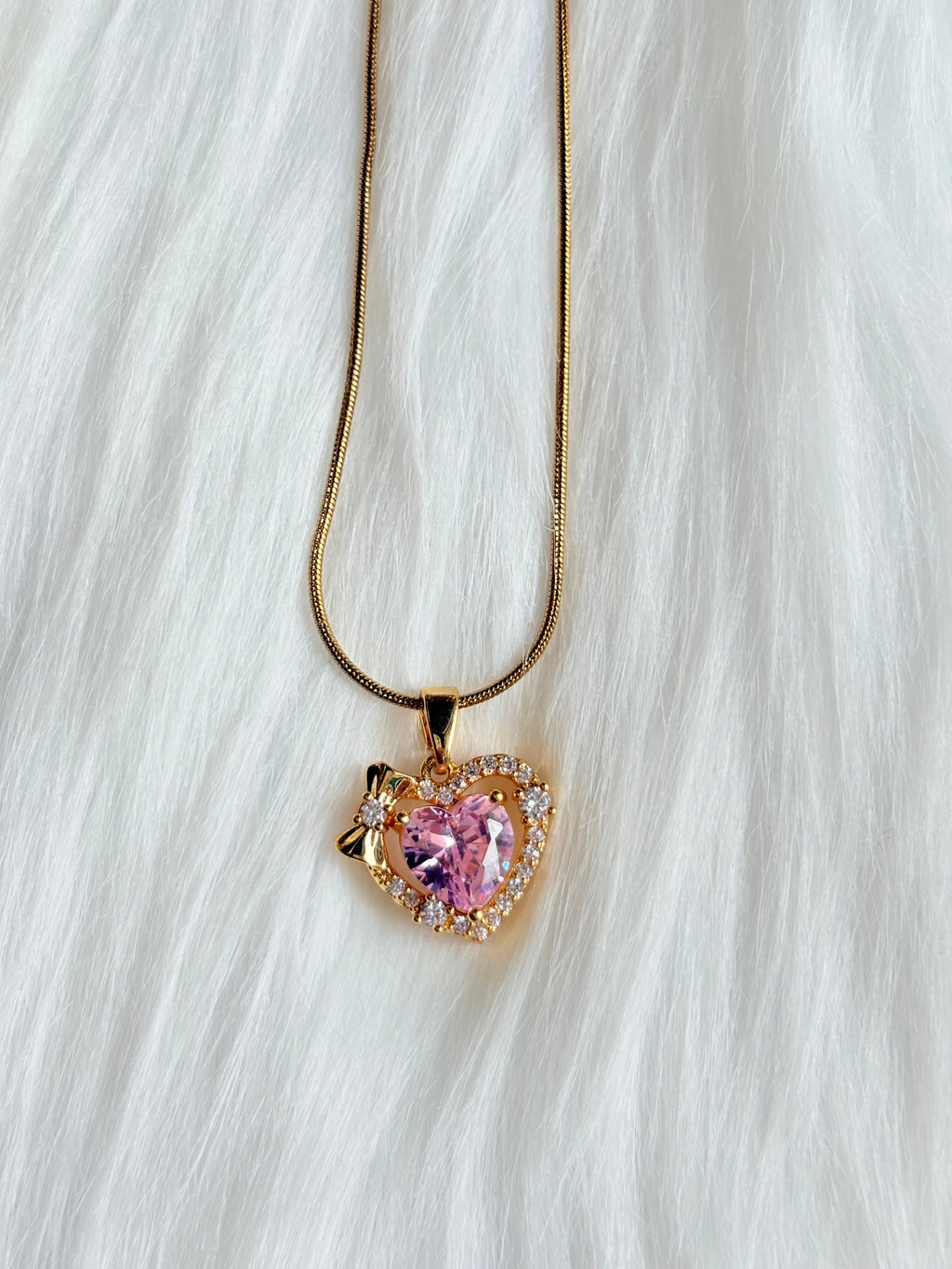 Blush Heart Necklace