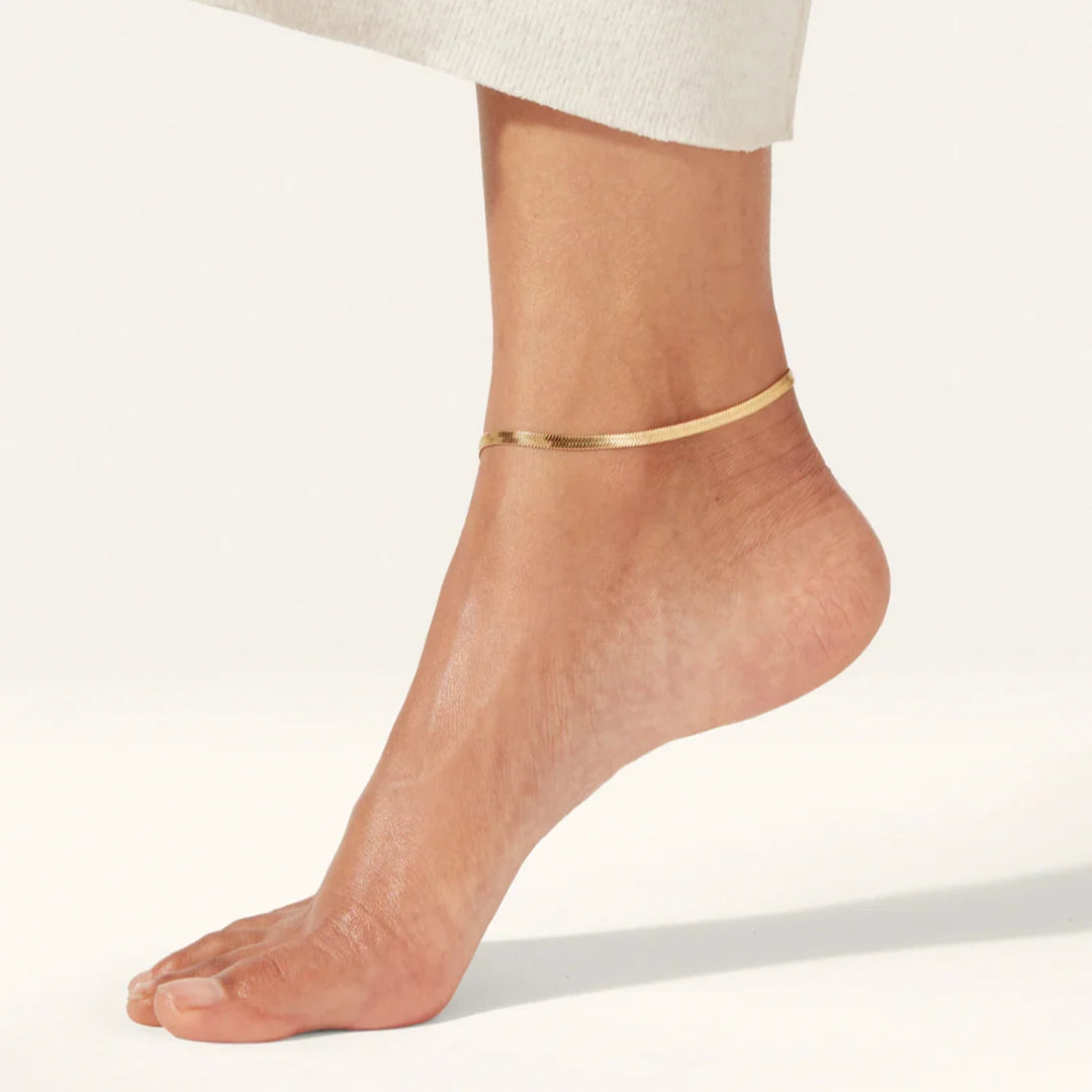 Stainless Steel Snake Anklet