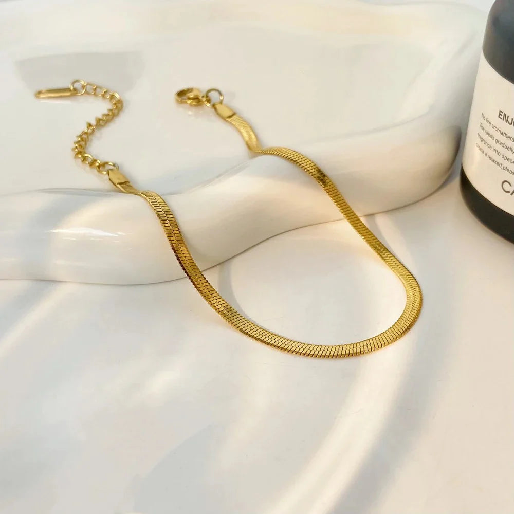 Stainless Steel Snake Anklet